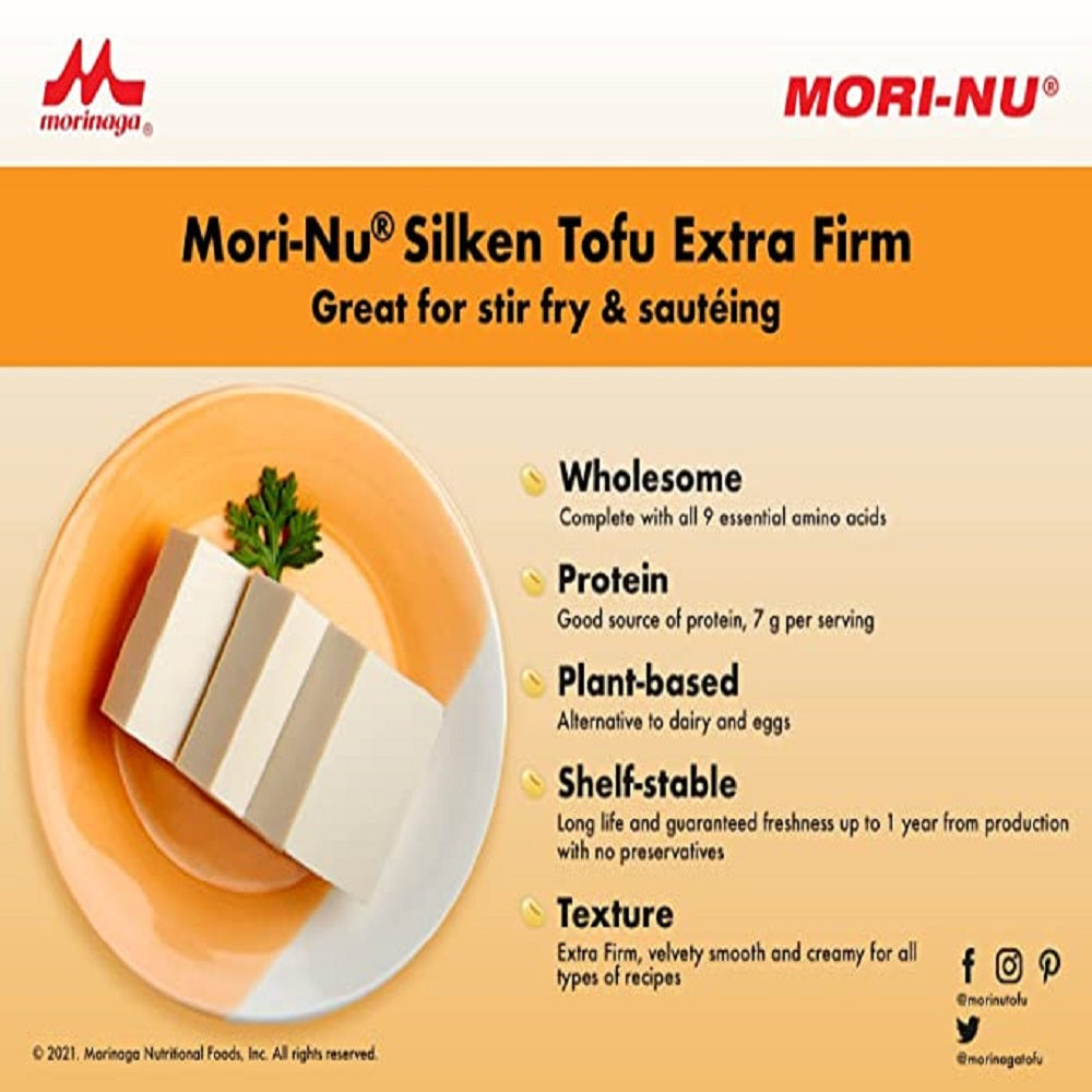 Mori-Nu Silken Tofu Extra Firm - Debon