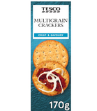 TESCO MULTIGRAIN CRAKERS 170GM