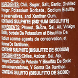 Ingredients for Sriracha Hot Chili Sauce