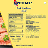 Tulip PORK LUNCHEON MEAT NUTRITION - Debon